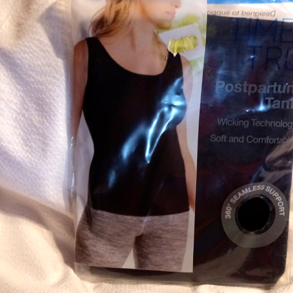 NWT POSTPARTUM TANK WICKING TECHNOLOGY POST SURGERY MATERNITY SUPPORT TANK